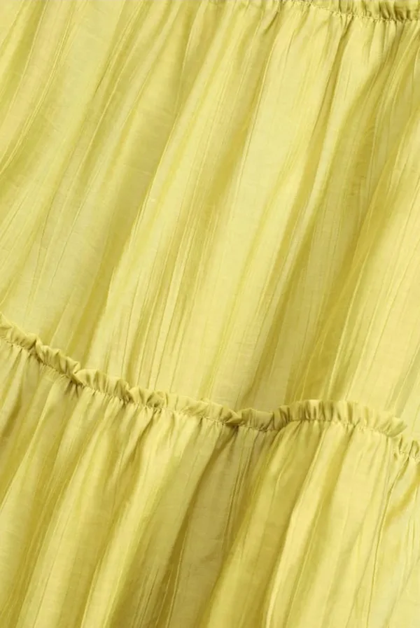 Lulus Love the Sunshine Lime Green Tie-Strap Tiered Babydoll Dress - Image 3