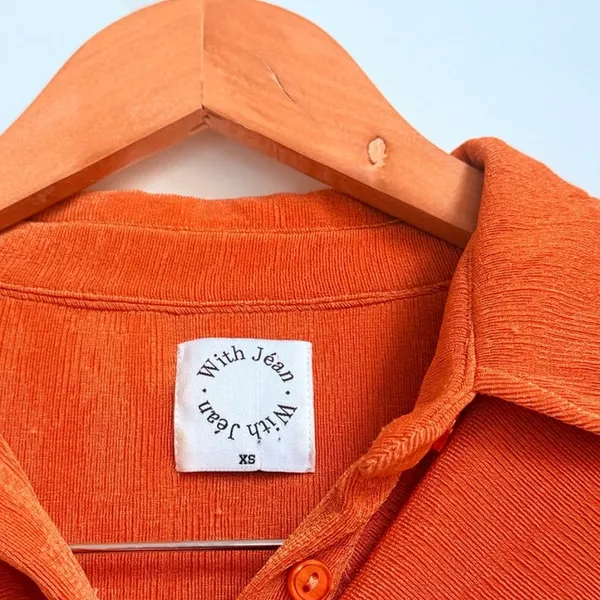 With Jean Andy Dress‎ in Maple Orange XS Blogger Summer Polo LA Spring - Image 6