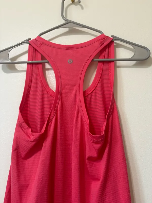 Pink Lululemon Swiftly Tech Tank Top - Image 3