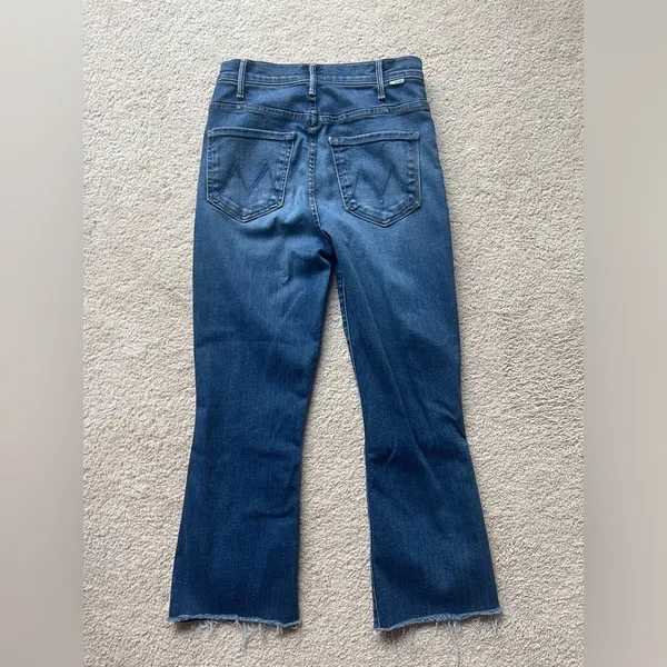 Mother Denim Hustler Ankle Fray Night Clubbing Jeans Raw Hem‎ - Image 9