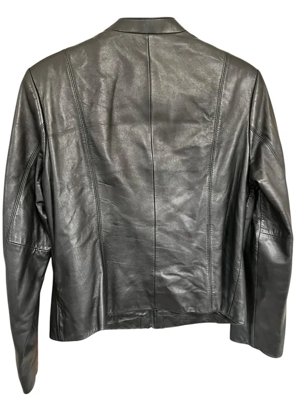 Preston & York Black Lambskin Leather Jacket - Image 4