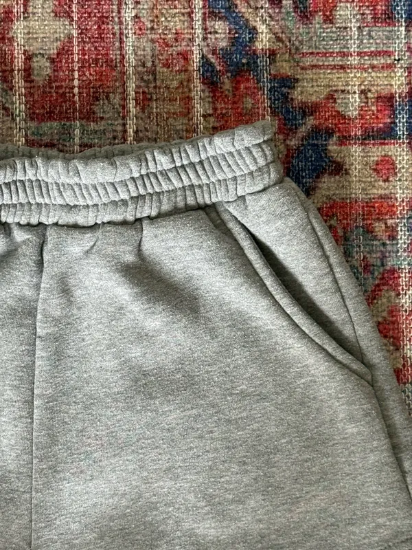 grey unbranded sweatshorts Gray - Image 2