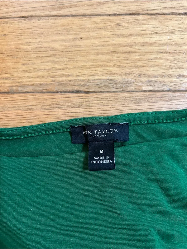 Ann Taylor Factory Emerald Green Scoop Neck Tank - Image 2