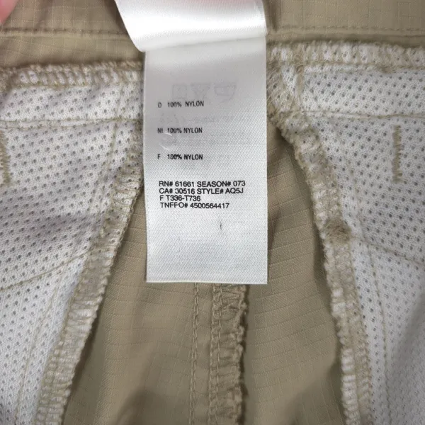 The North Face Khaki Lightweight Nylon Utility Cargo Pants Size 10 Regular‎ - Image 9