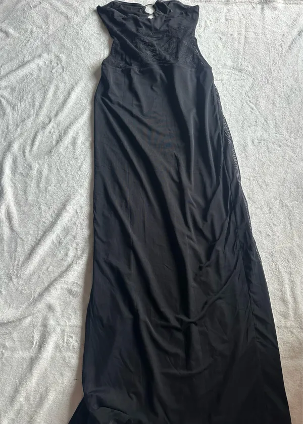 Outcast Clothing Riana Maxi Dress Black - Image 3