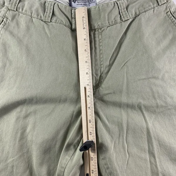 Columbia Pants Womens 12 Tan Chino 27" Inseam Cotton Polyester Hiking READ - Image 10