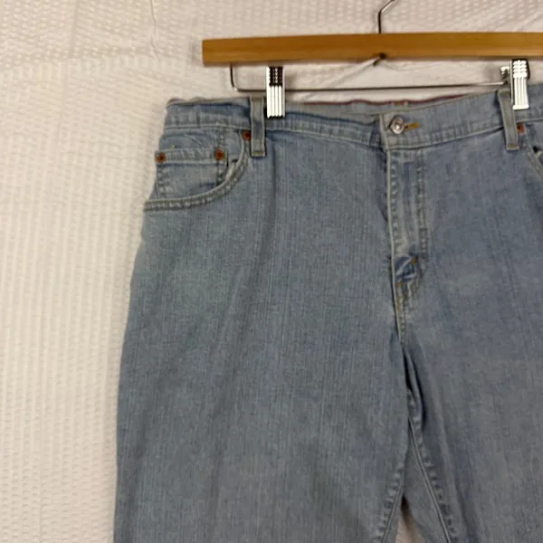 VTG 2006 Levi's 550 Women's 14M Relaxed Fit Jeans Stretch Denim Medium Wash Y2K - Image 2