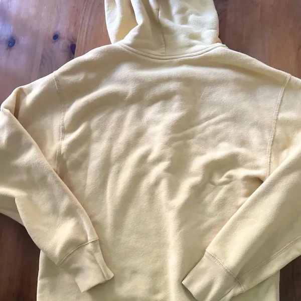 Abercrombie & Fitch Yellow Zip-Up Hoodie - Image 5