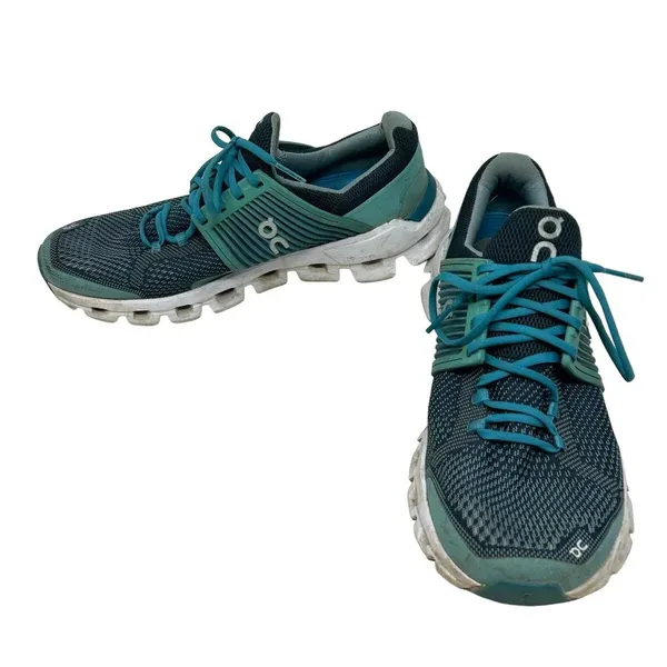 On Running‎ Cloudswift Running Shoe In Teal/ Storm Women's Size 9 - Image 6