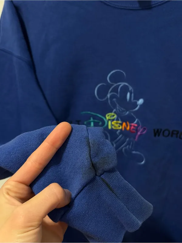 Vintage Disney World Embroidered Crewneck - Image 3
