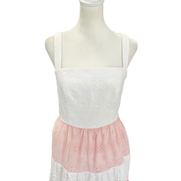 Hutch Alston Eyelet Maxi Dress Anthropologie Cutout Back Size 6 - Image 7