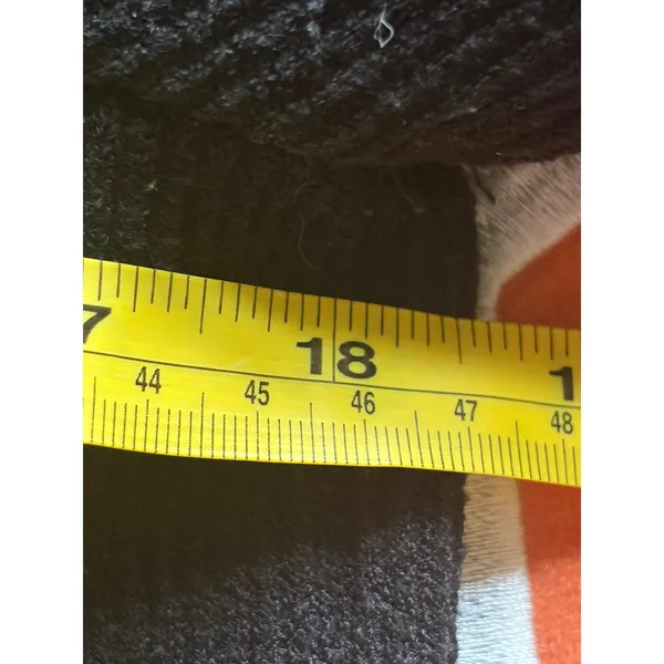 Madewell Black Square Neck Ribbed Puff Sleeve Sweater Top Medium‎ - Image 5