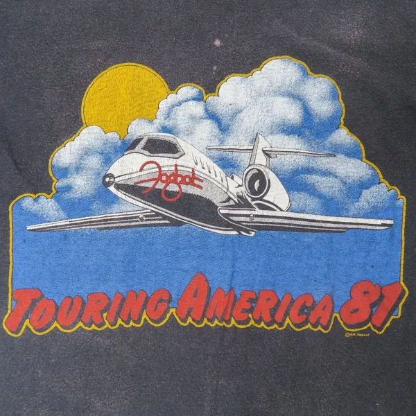 Hanes Vintage Foghat Touring America 81 Shirt - Image 4