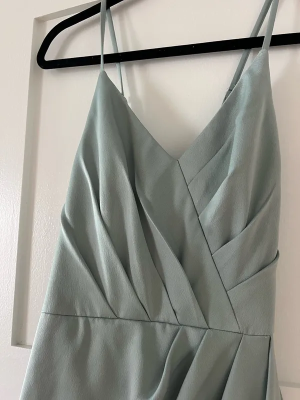 Sage bridesmaid dress Green Size 2 - Image 2