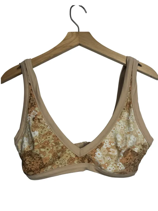 Aerie Floral Bikini Set Nude Retro - Image 2