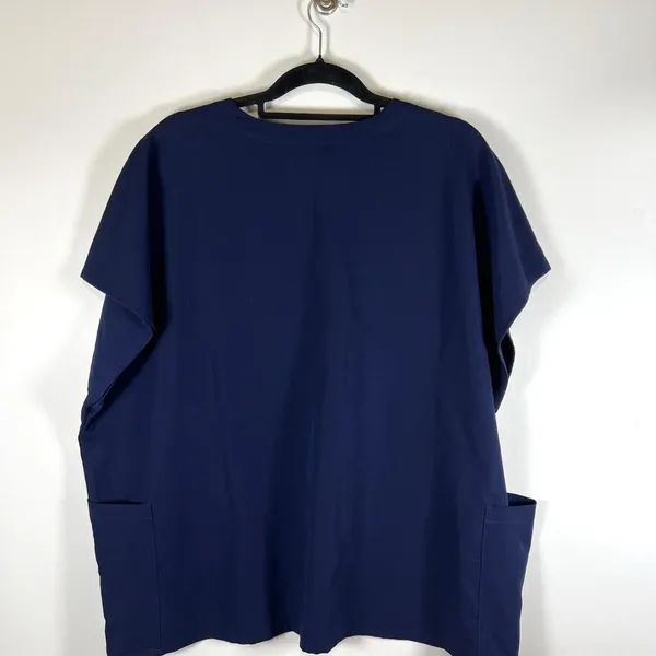 Figs Scrubs Casma Size XXL Dark Blue V Neck Short Sleeve Technical‎ Collection - Image 7
