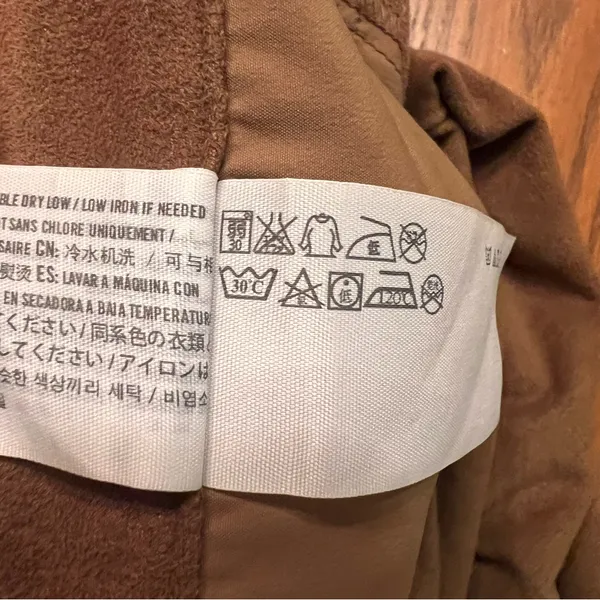 Abercrombie &‎ Fitch Faux Vegan Suede High Rise Ankle Zip Pants Caramel Size 4 - Image 10