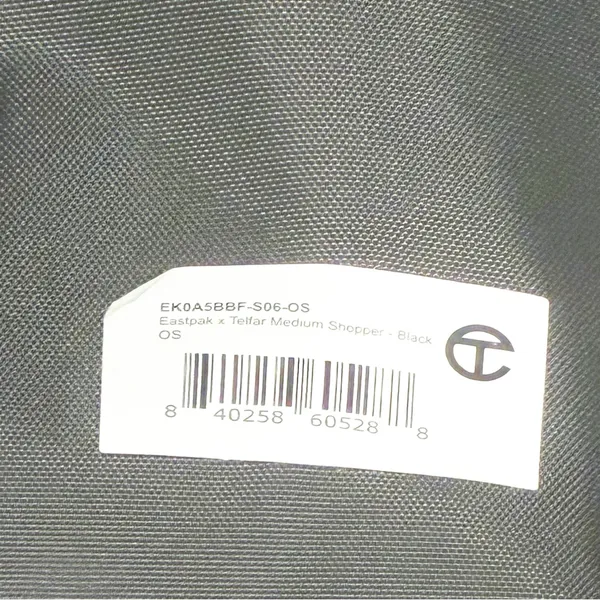 Telfar x Eastpack Black Medium‎ Drawstring Nylon Dustbag Backpack NEW - Image 3