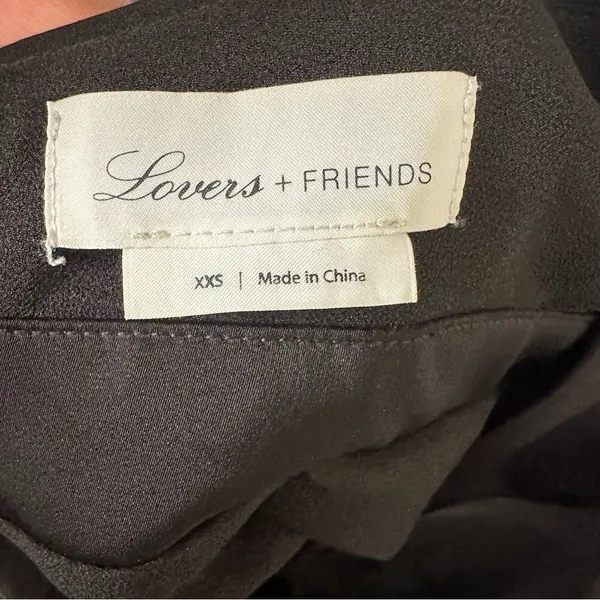 Lovers + Friends Theseus Gown Size XXS Black - Image 3