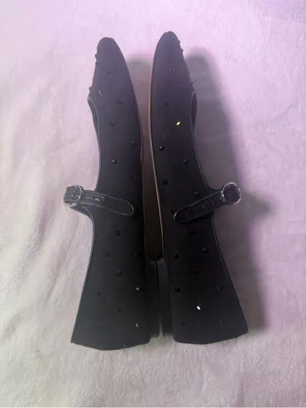 J. Crew Black Studded Mary Jane Flats - Image 8