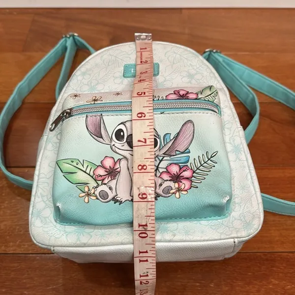 Loungefly Disney Lilo And Stitch Hibiscus Flowers‎ Sketch Mini Backpack - Image 10