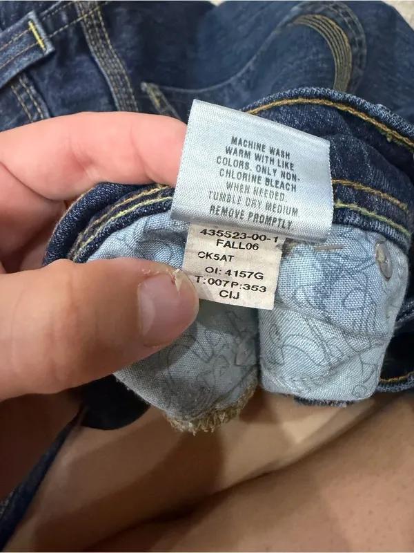 Y2K Old Navy Special Edition Low Rise Jeans 8 Long Fall 2006 Bootcut - Image 6