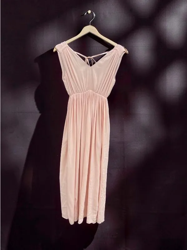 Madewell magnolia Tie Back Maxi dress - Image 2
