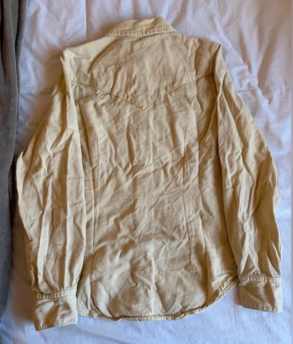 Wrangler Retro Women’s Yellow Pearl Snap Button Up Western Shirt - Image 4
