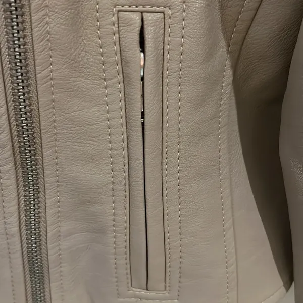 Abercrombie And Fitch Vegan Leather Moto Jacket - Image 5