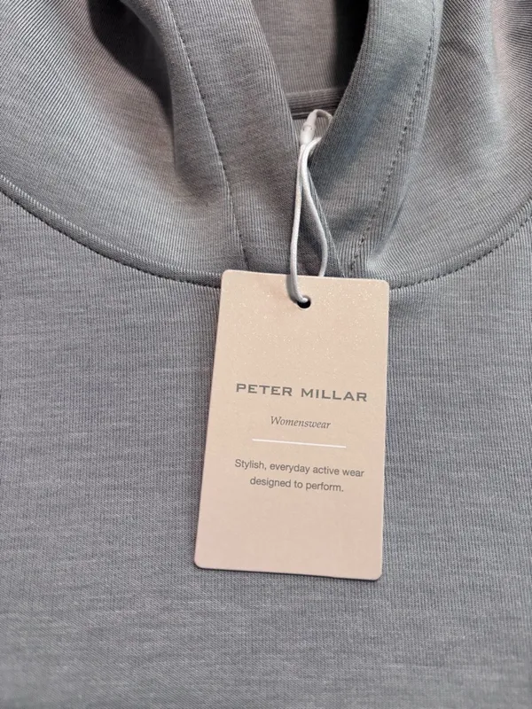 Peter Milar Ryder Cup 2025 Embroidered Light Gray Hoodie size small NWT - Image 2