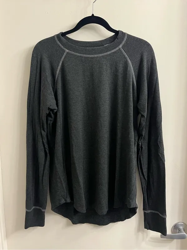 Splits59 Warm Up Pullover Grey Size Small - Image 3