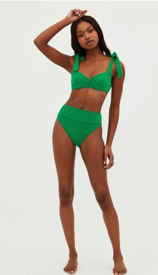 Beach Riot Underwire Bikini Top, Small , Green, $118 - Image 4