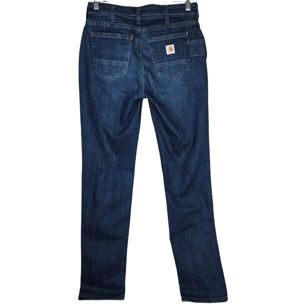 Carhartt BD5383W Relaxed Fit Womens Jeans Dark Wash Size 2‎ Regular - Image 2