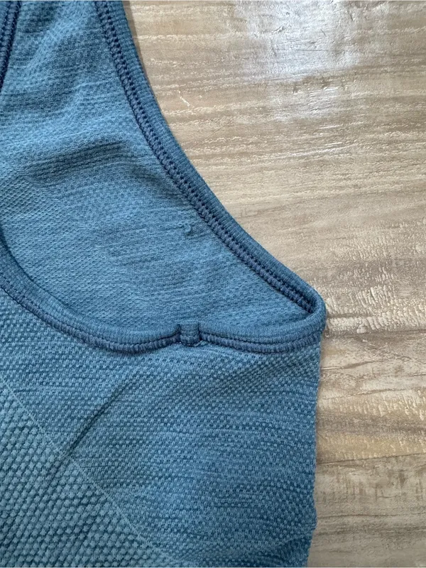 Sweaty Betty Teal Seamless Racerback Tank - Image 4