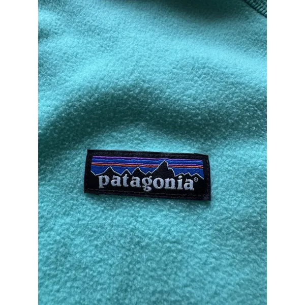 Patagonia Women Size Small‎ Regular Micro-D Fleece 1/4 Zip Sweater/Jacket Preppy - Image 4