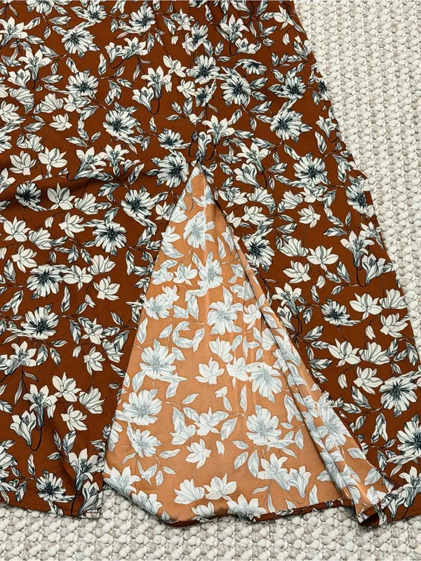 La Ligne x Target Floral Smocked Bodice Midi Dress XL - Image 11