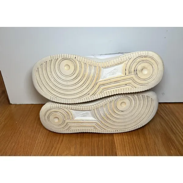 Nike Air Force 1 Low Shoes Womens Size 6.5 White 315115-112 Classic Leather - Image 8