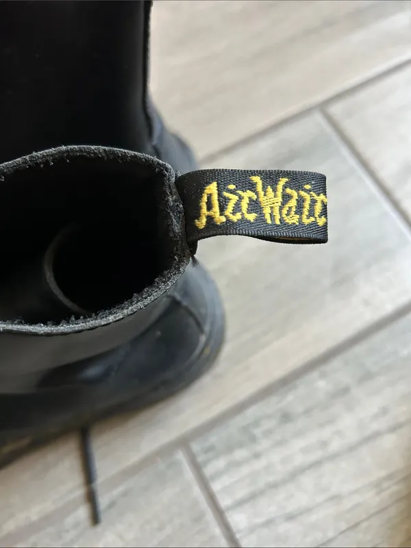 Dr. Martens Black Lace-Up Leather Boots - Image 5