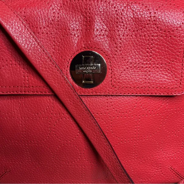 kate spade Coral York Street Noel Small Double Vanessa Shoulder Bag - EUC - Image 3