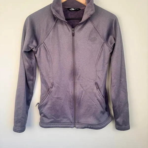 The North Face Women's Purple Fleece Jacket - Image 2