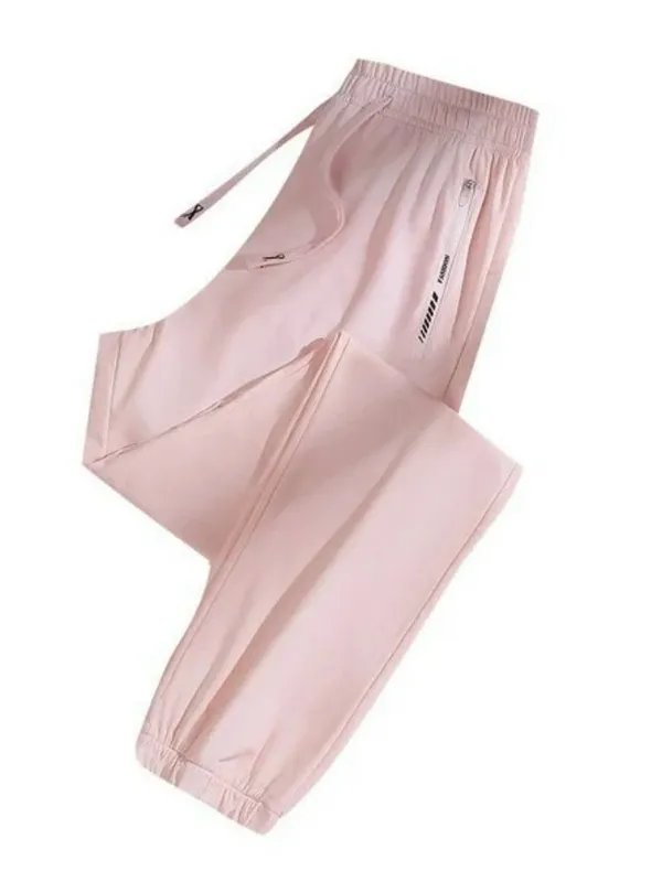 Light pink sports jogger pants - Size L (New without label) - Image 2
