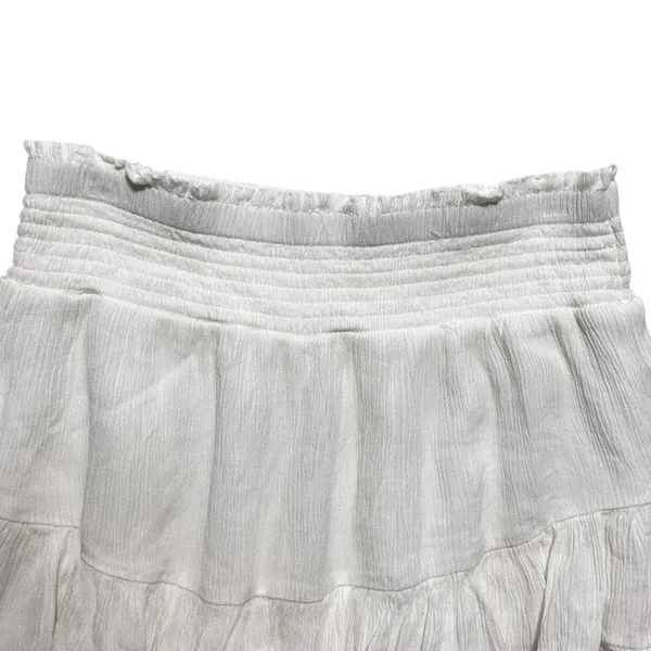 Aeropostale Women Cottagecore Coquette Skort M‎ White Ruffle Lace Festival Mini - Image 2