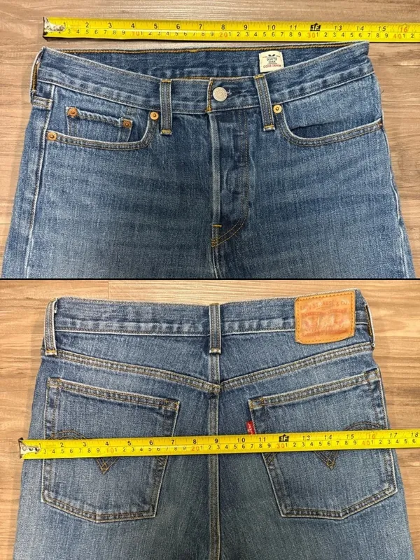 Levi’s Wedgie Icon Jeans 29 White Oak Cone Denim Classic Tint $80 - Image 7