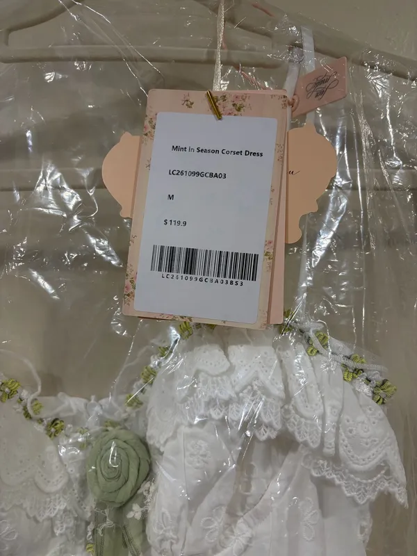 NEW LaceMade Mint in Season Corset Dress Size M - Image 10