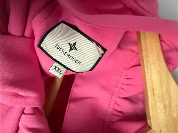 Tuckernuck Daphne Hot Pink Dress XXL - Image 8