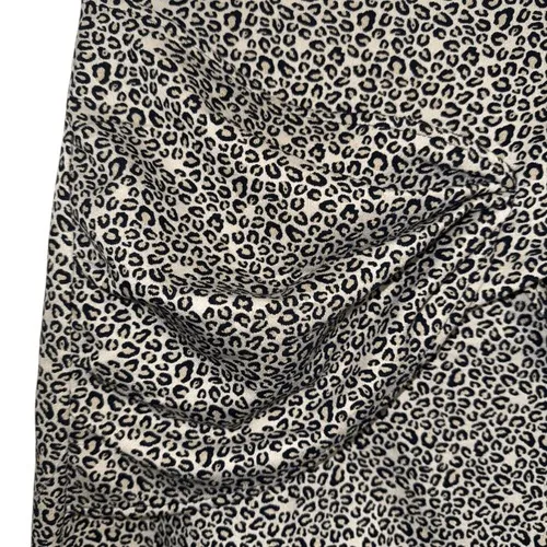 ZARA Leopard Print Knot Front Draped Mini Skirt NWOT‎ Size Medium - Image 4