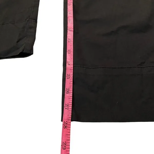 Everlane Women's Black High Waisted Wide-Leg Cotton Pants Size M‎ - Image 13