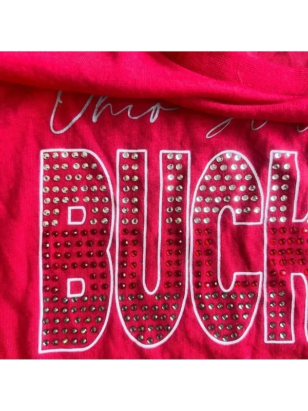 Colosseum NEW Women's Ohio State Buckeyes Embellished Tee Size XL SKU#B2484 - Image 5