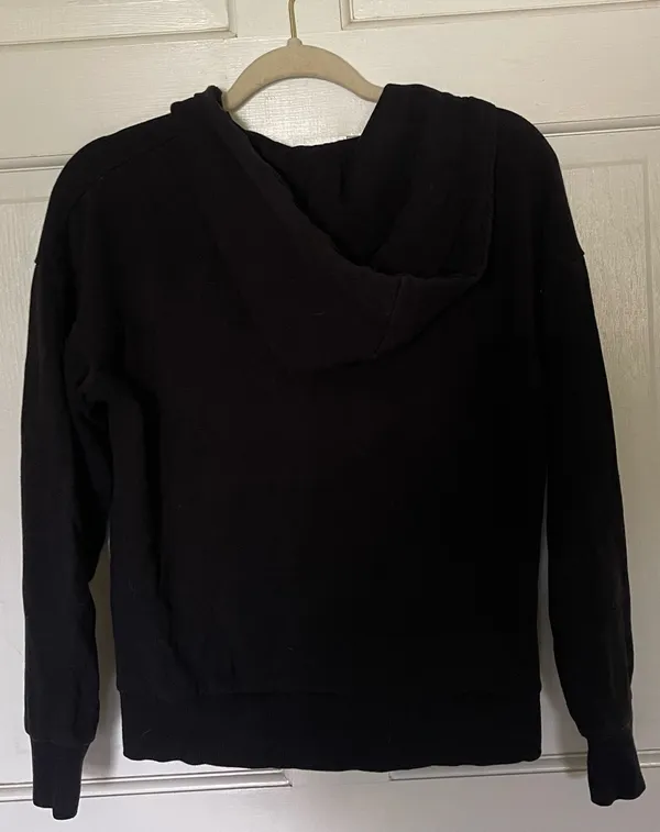 Black zip up hoodie - Image 2