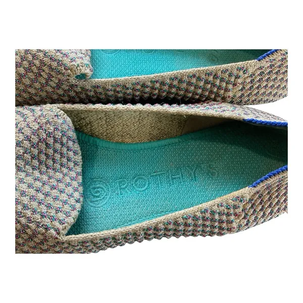 Rothy's Youth The Round Flats Sz 4 Multi Metallic Limited Edition‎ Womens Sz 6 - Image 5